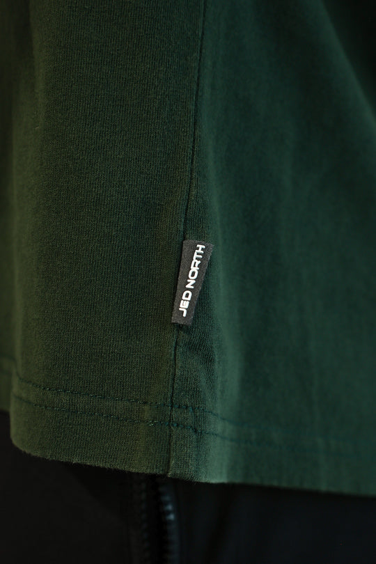 Box Cut Muscle Tee - Forest Green