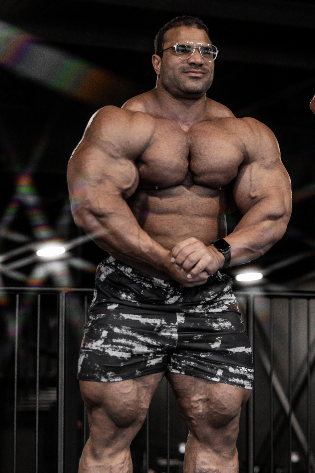 Agile Bodybuilding 4'' Shorts w Zipper Pockets - Brushed Black