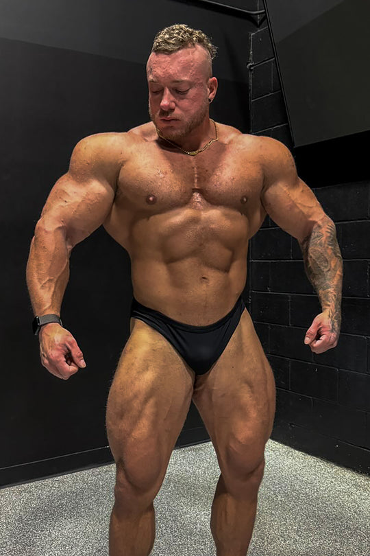 Men's Classic Physique Trunks 2" Seam - Black