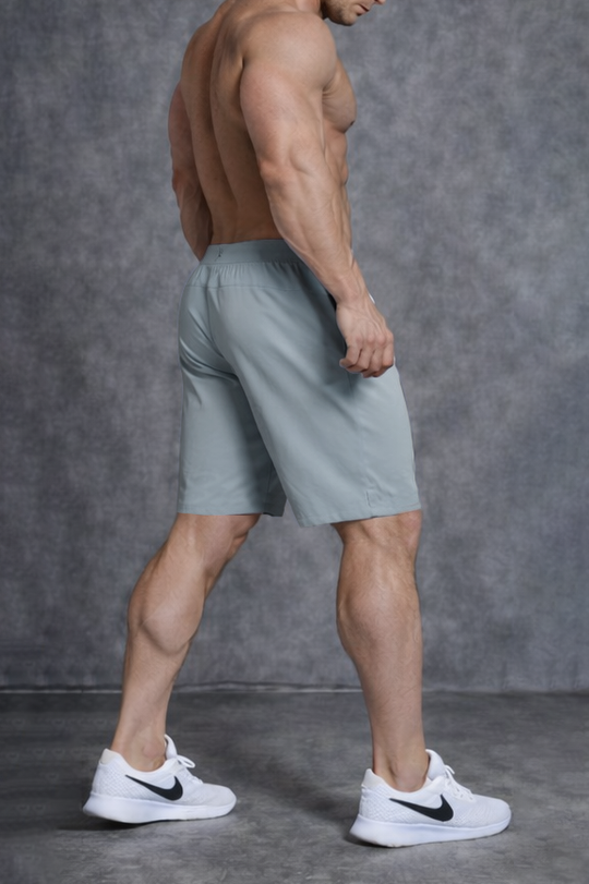 9" Side Cut Training Athletic Shorts - Glacier Gray