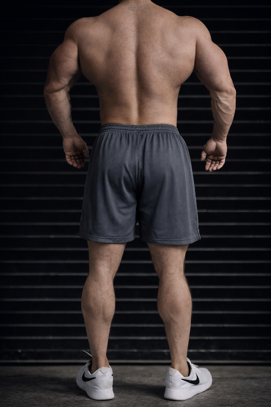 Athletic Mesh Shorts - Storm Gray