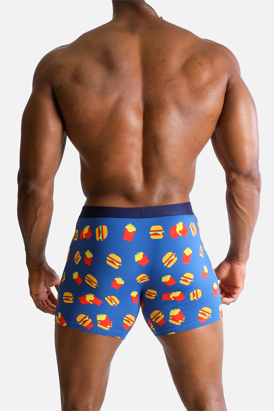 Men's Boxer Briefs - Burgers