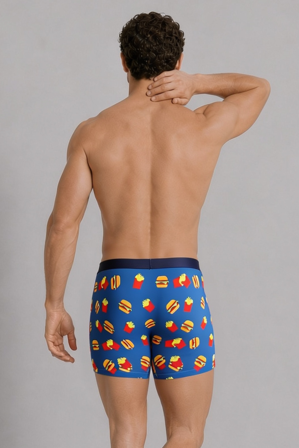 Men's Boxer Briefs - Burgers