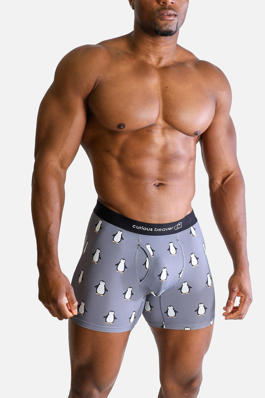 Men's Boxer Briefs - Penguins