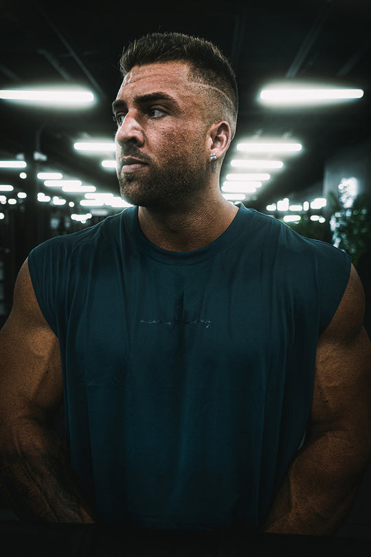 JN Active Muscle Tee - Navy Blue