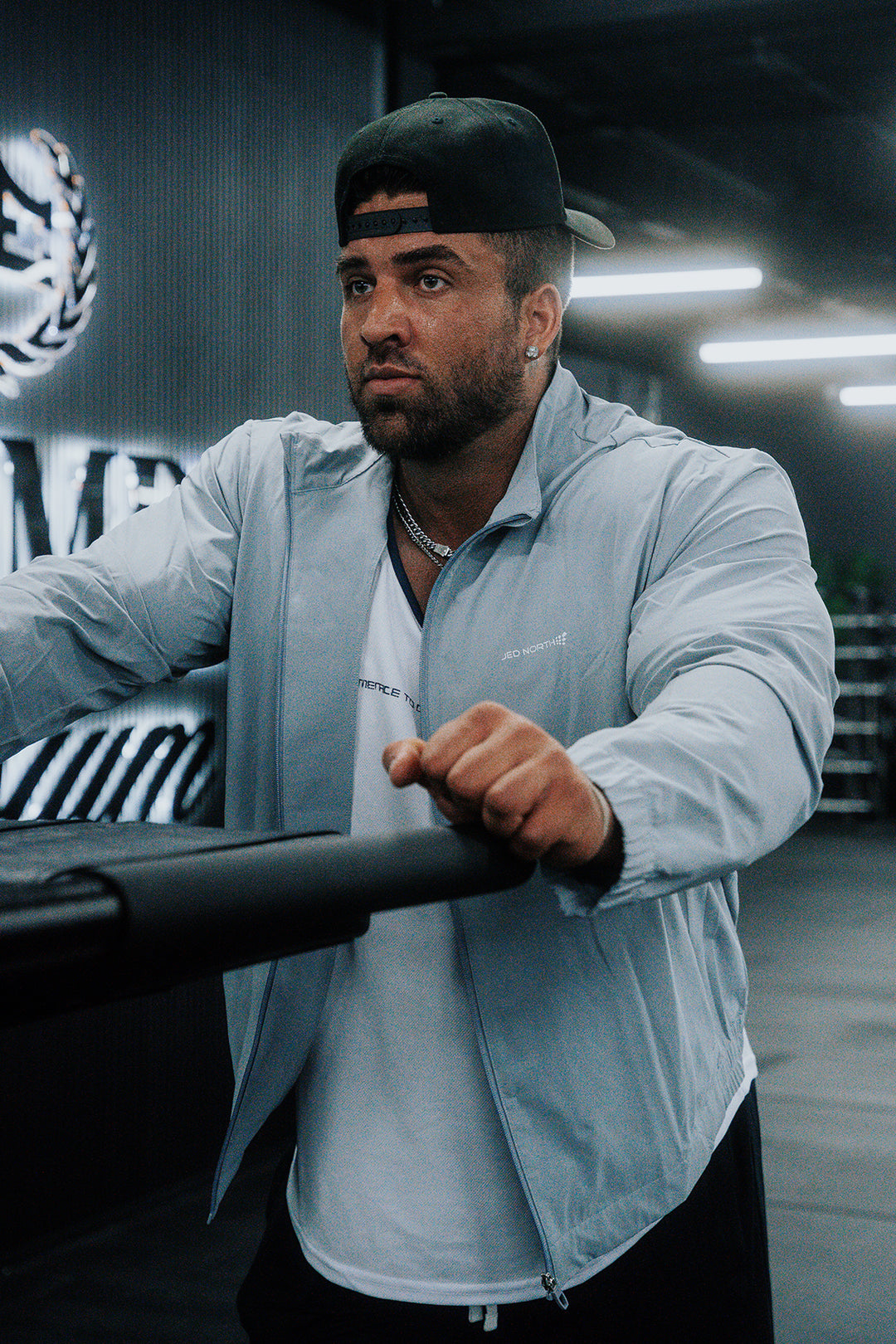 Full-Zip Training Jacket - Silver