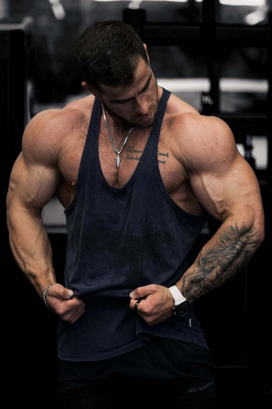 Classic Vintage Washed Racerback Stringer - Navy