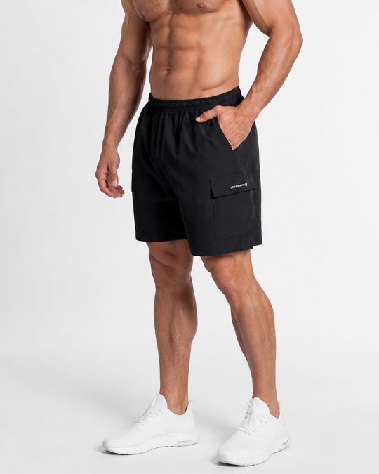 Trek 4.5" Cargo Shorts - Black