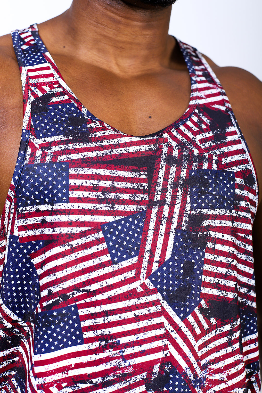 Graphic Muscle Stringer - USA Flag