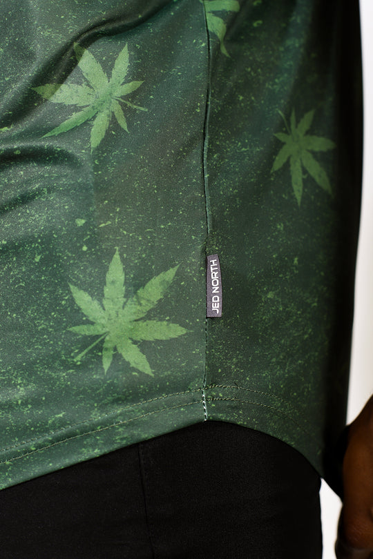 Graphic Muscle Stringer - Weed