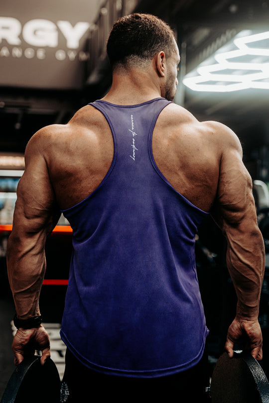 Fast-Dry Bodybuilding Workout Stringer - Dusted Violet