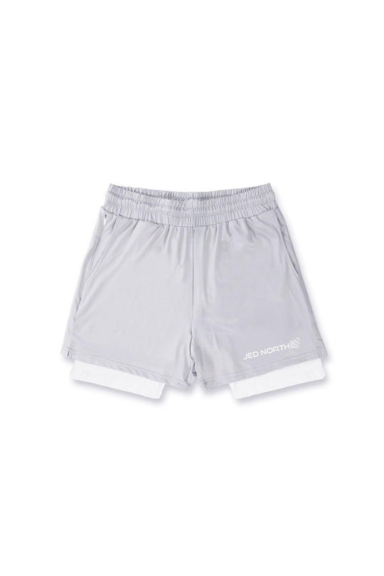Men's 2-In-1 7" Gym Shorts - Supernova Silver