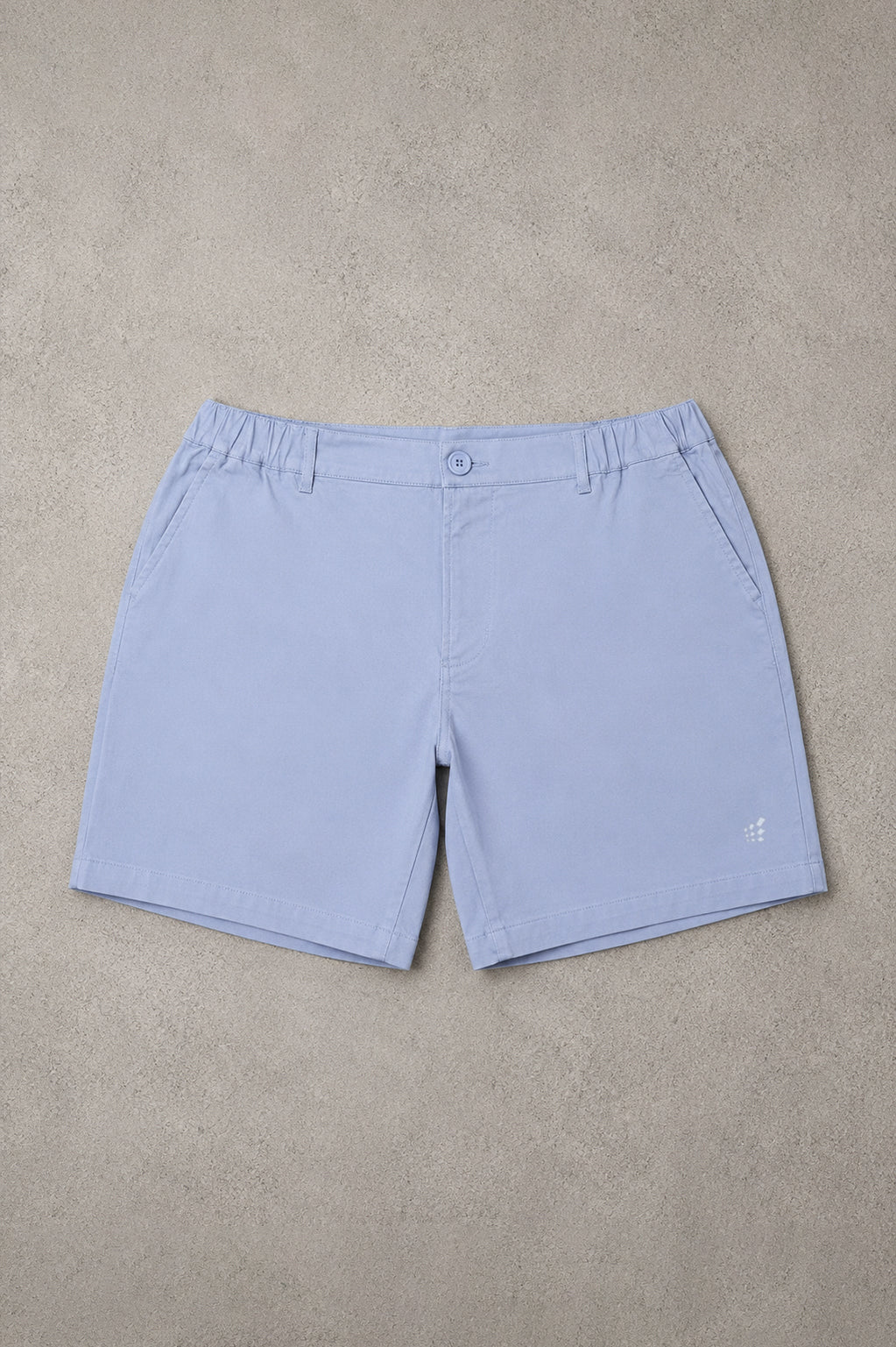 Flex Waist Chino Shorts - Light Blue