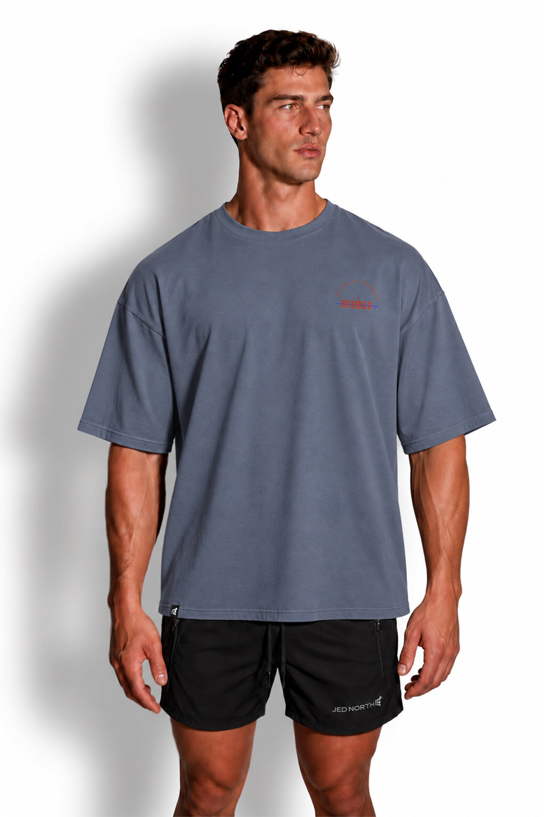 Energy Oversized T-Shirt - Humble Logo Dark Gray