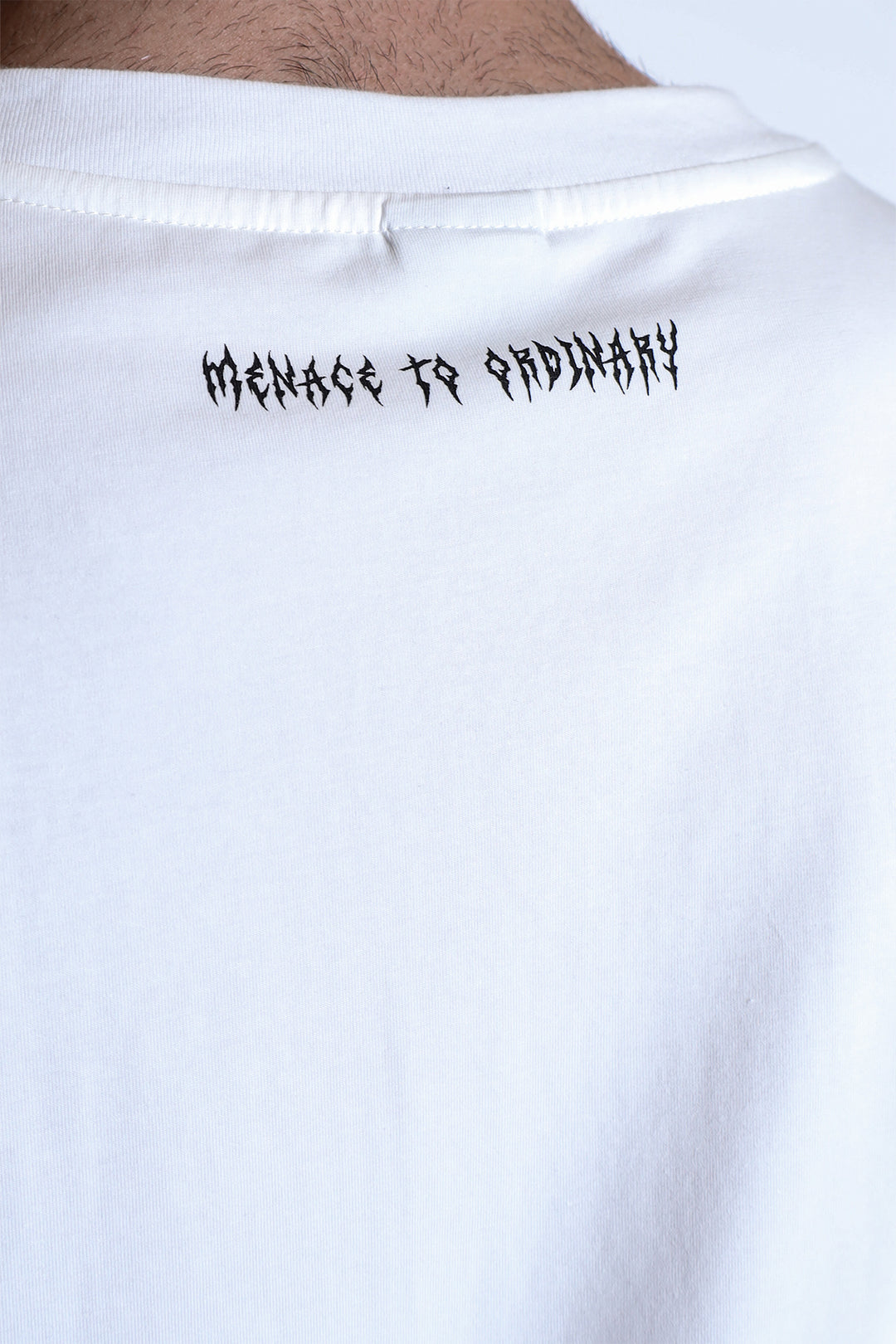 Energy Oversized T-Shirt - White Menace to Ordinary