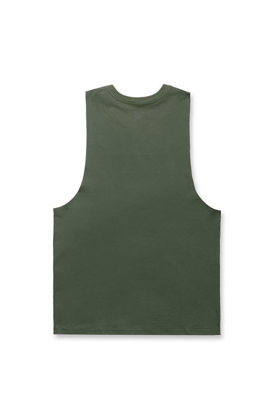 Apollo Men's Sleeveless Training Tee - Olive