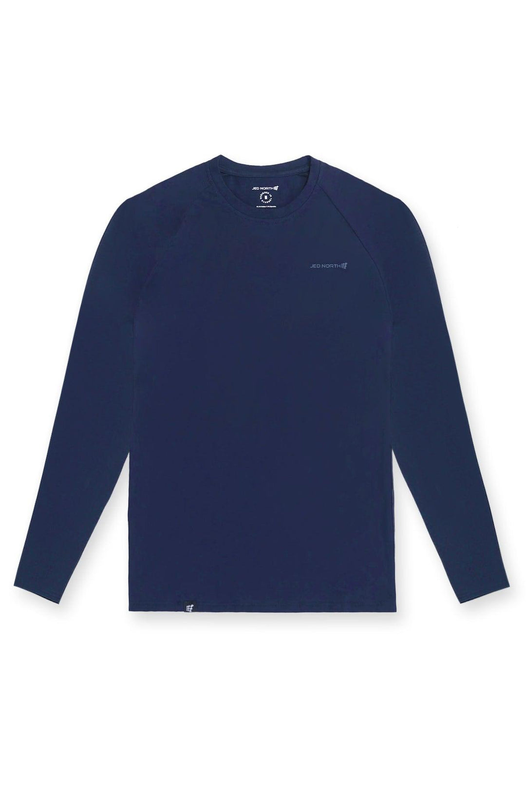 Titan Muscle-Fit Long Sleeve T-Shirt - Navy