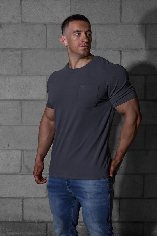 Classic Premium Pocket T-Shirt - Dark Gray