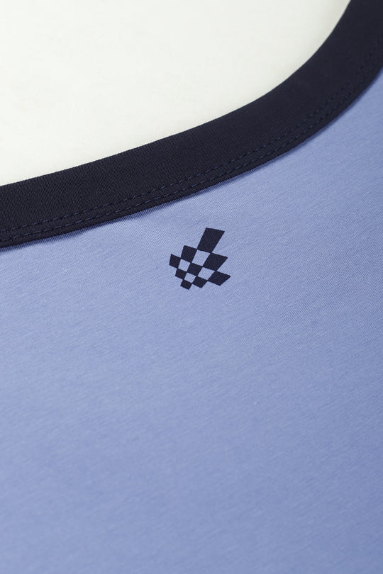 Muscle-Fit Ringer T-Shirt - Electric Blue