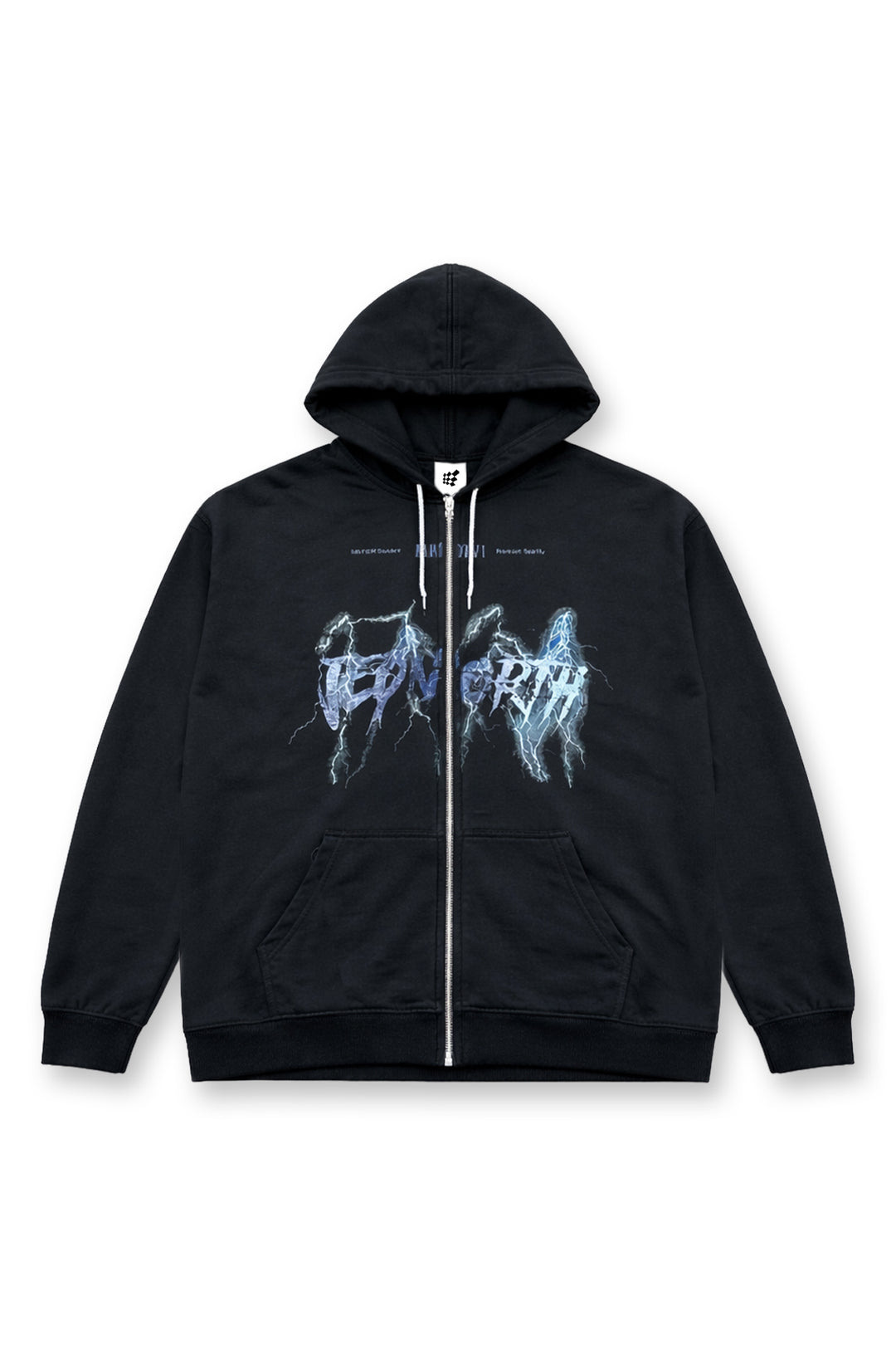 Limited Edition Zip-Up Hoodie - Lightning Black