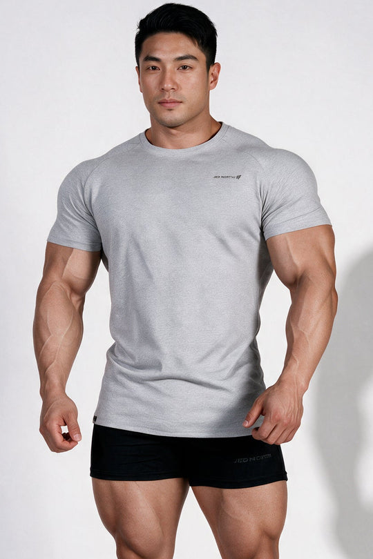 Titan 2.0 Muscle-Fit T-Shirt - Athletic Gray