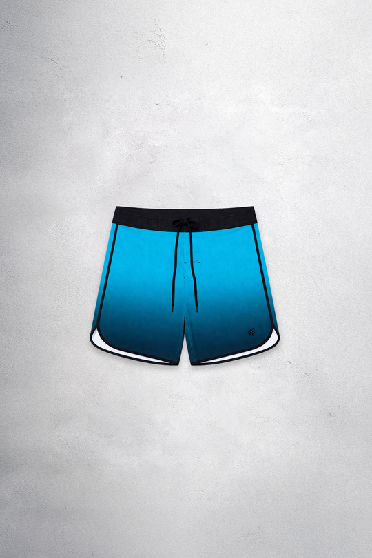 Physique Shadow Board Shorts - Teal Fade