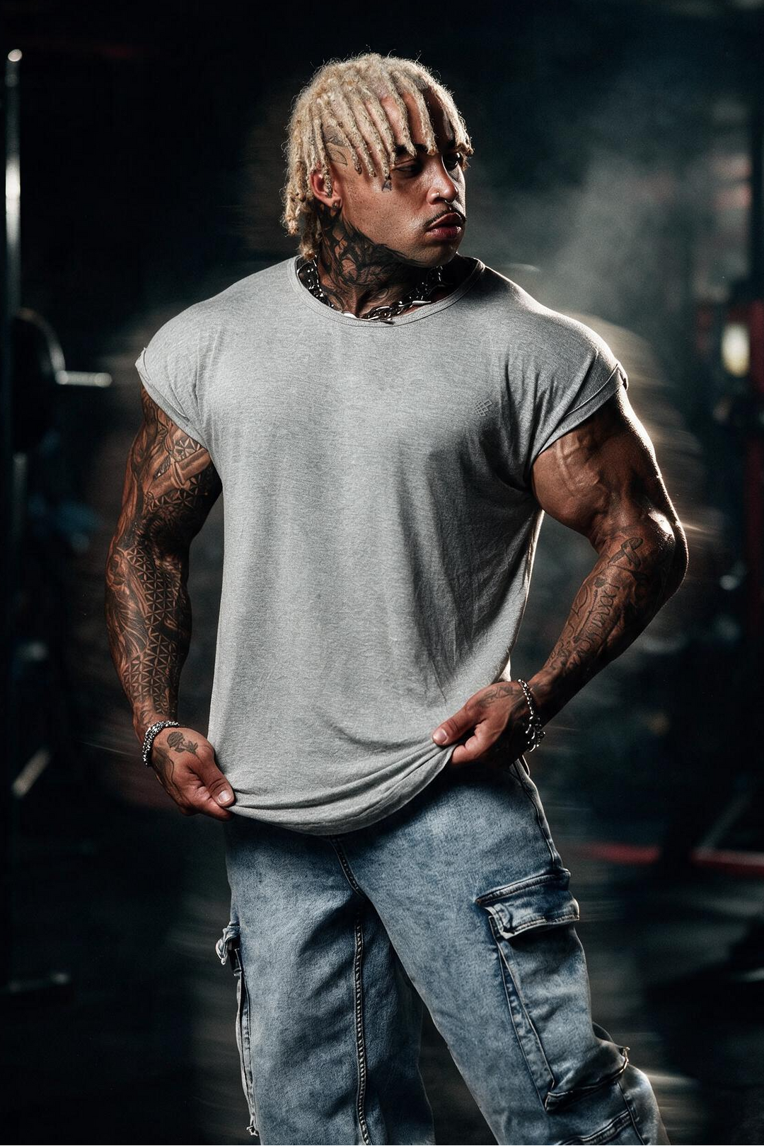 Evolve Cap Sleeve Muscle T-Shirt 2.0 - Light Gray