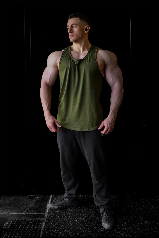 Vital Raw-Hem Tank Top 2.0 - Green