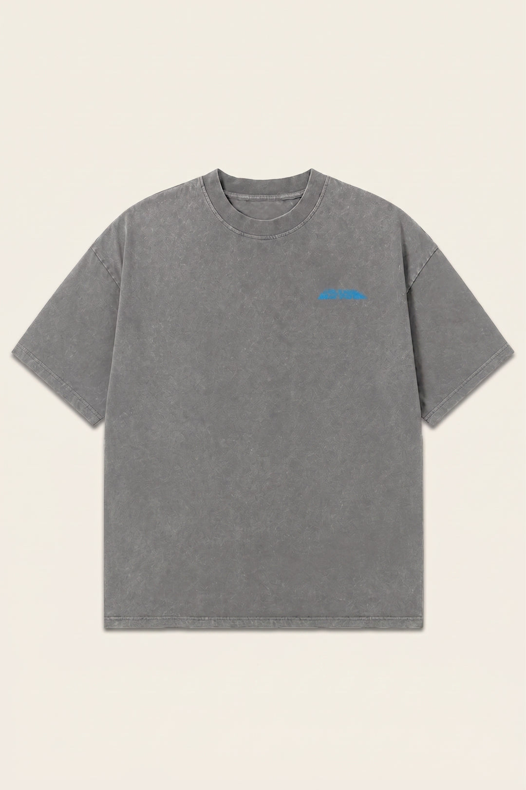 Vintage Washed Oversized T-Shirt - Storm Gray