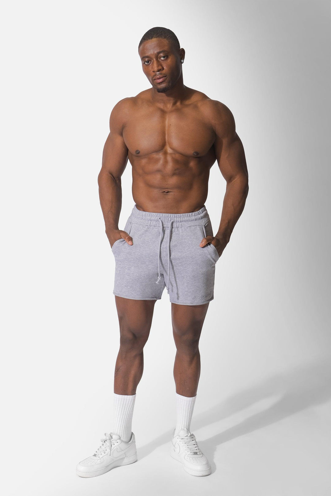 Motion 5'' Varsity Sweat Shorts - Gray - Jed North