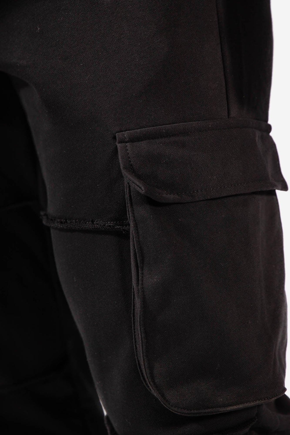 Slim Fit Cargo Style Joggers - Black Joggers Jed North 